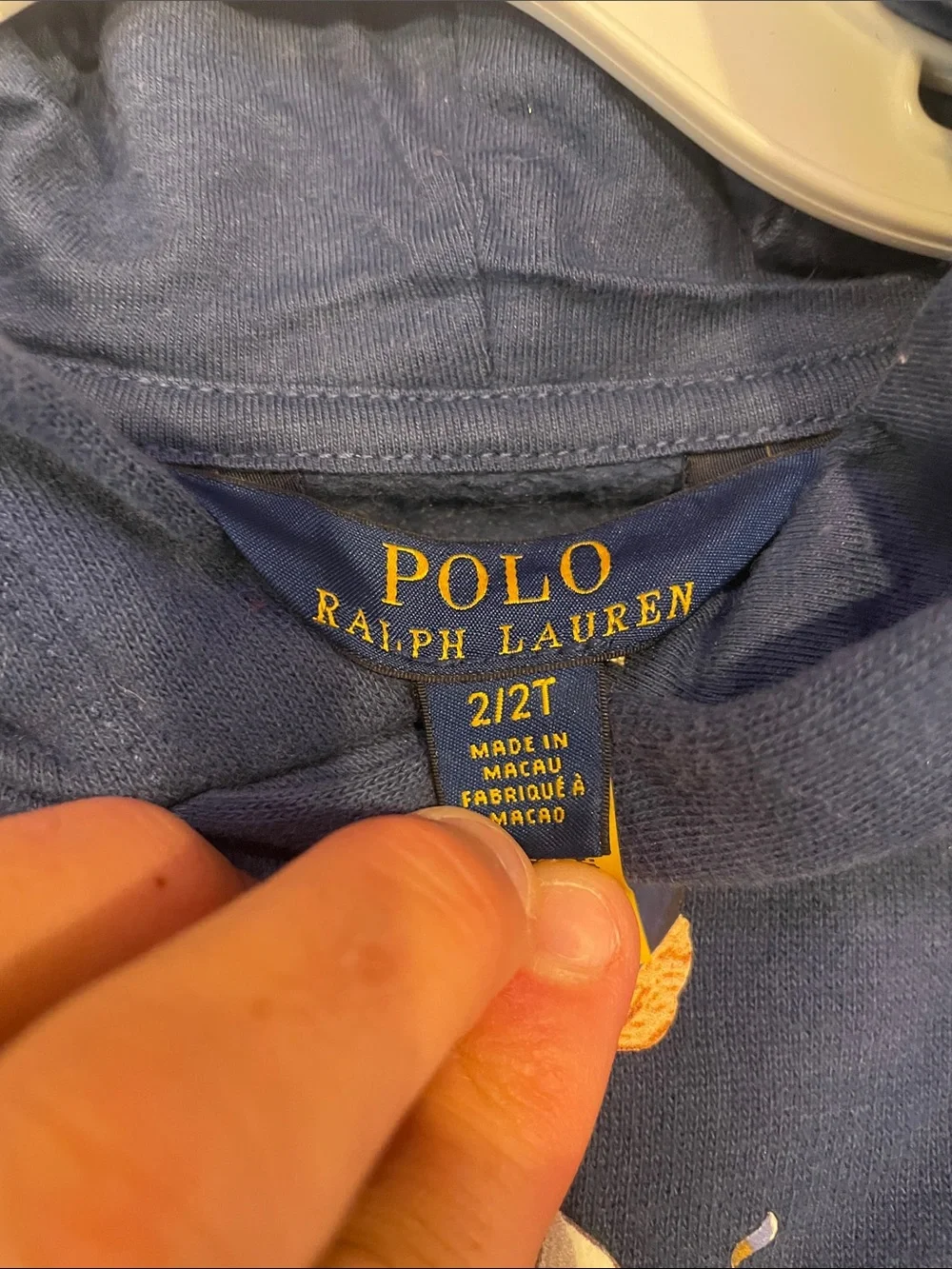 Ralph Lauren Navy Hooded Polo Bear Dress